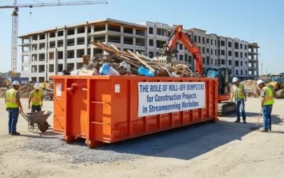 The Role of Roll-Off Dumpsters for Construction Projects in Streamlining Worksites