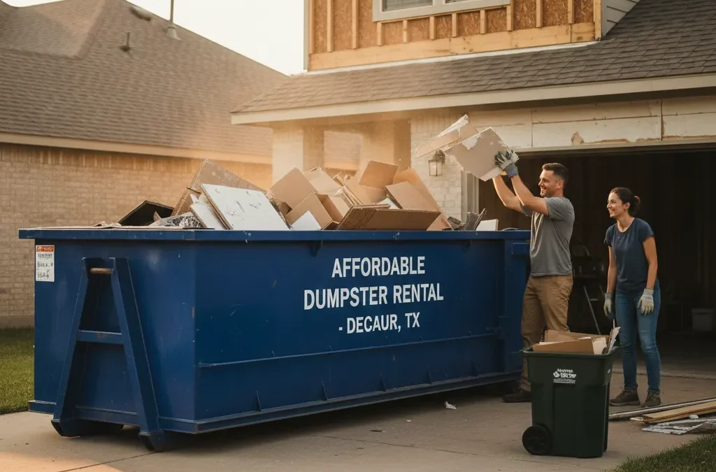How Affordable Dumpster Rental Helps Homeowners Stay Organized During Renovations