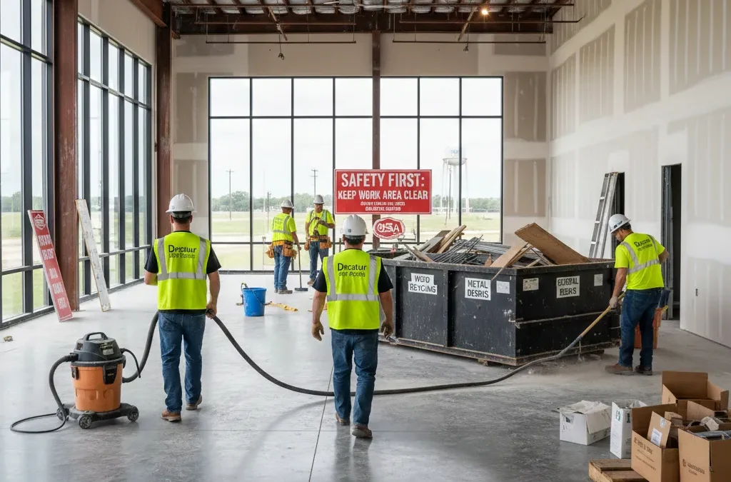 Commercial Construction Clean-Up: Streamlining Large-Scale Projects for Safer Worksites