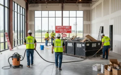 Commercial Construction Clean-Up: Streamlining Large-Scale Projects for Safer Worksites